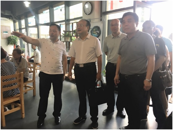 省国资委杨平副主任率队考察乐鱼手机网页版登录入口-乐鱼（中国）侨亚文明窗口申报工作