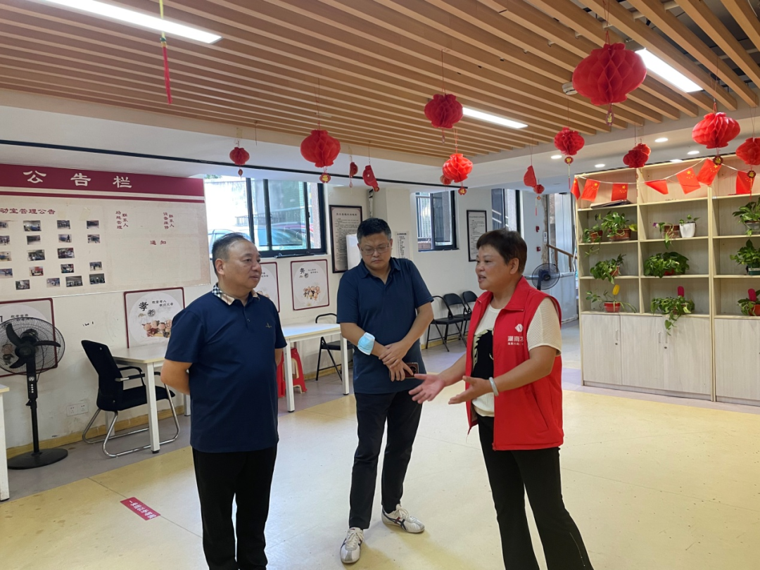 黄志刚、苏千里带队赴乐鱼手机网页版登录入口-乐鱼（中国）社区居家养老服务站点督查安全生产工作