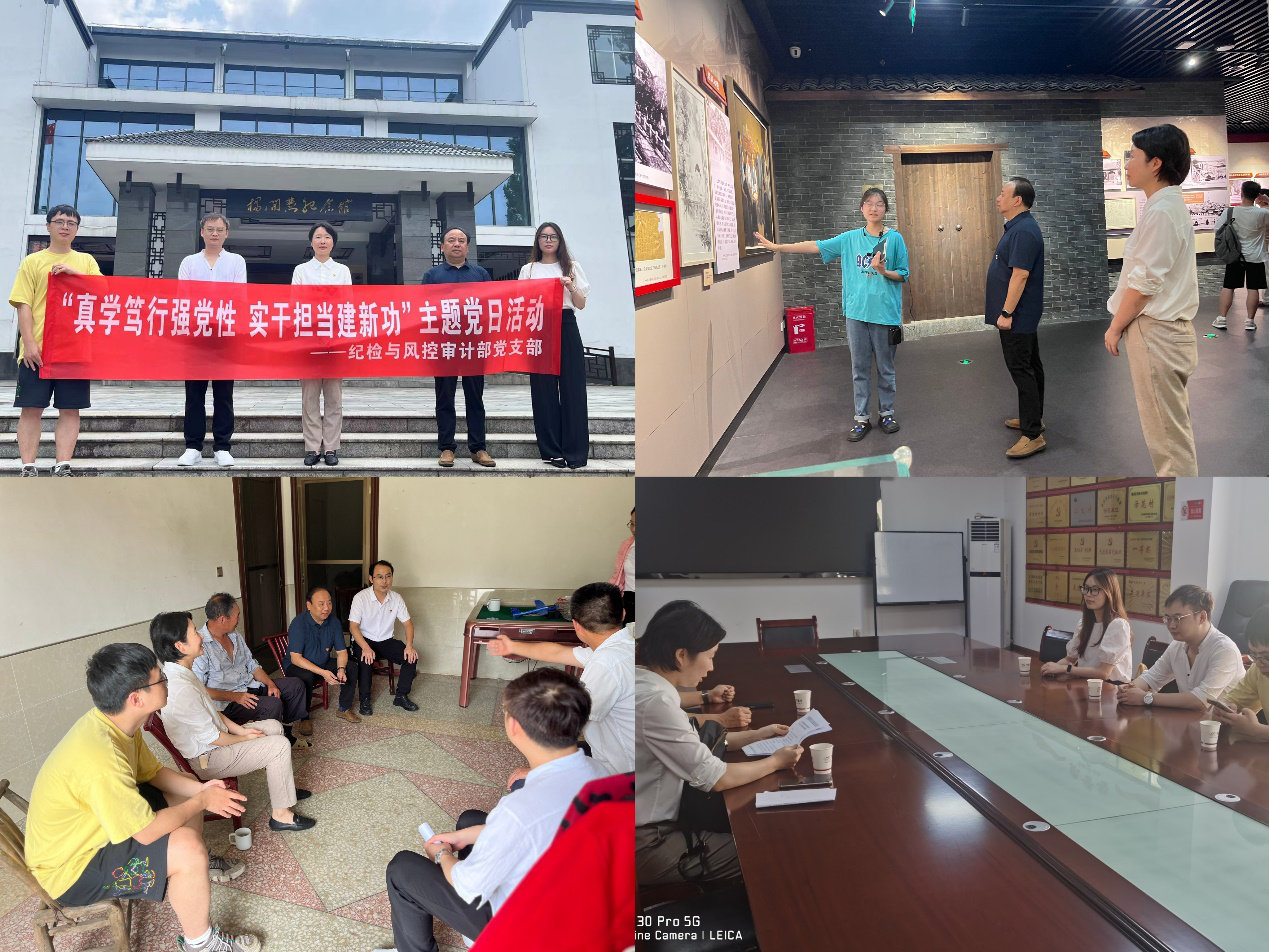 乐鱼手机网页版登录入口-乐鱼（中国）纪检与风控审计部党支部开展“真学笃行强党性 实干担当建新功”主题党日活动